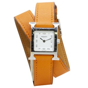 Pre-Owned Hermès Heure H Double Tour